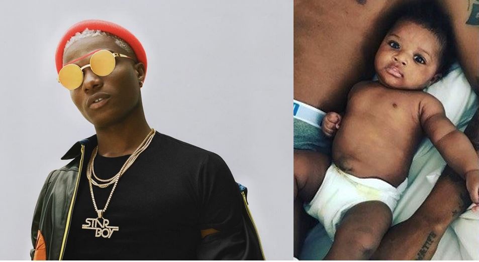 Wizkid’s Shares A Photo Of His Third Son Zion And He Is So Cute