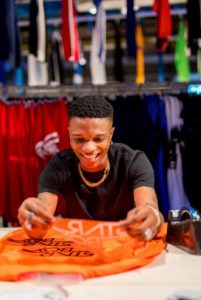 Wizkid Models The New Super Eagles Jersey For World Cup 2018