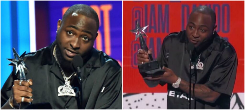 Davido Bags Best International Act Award