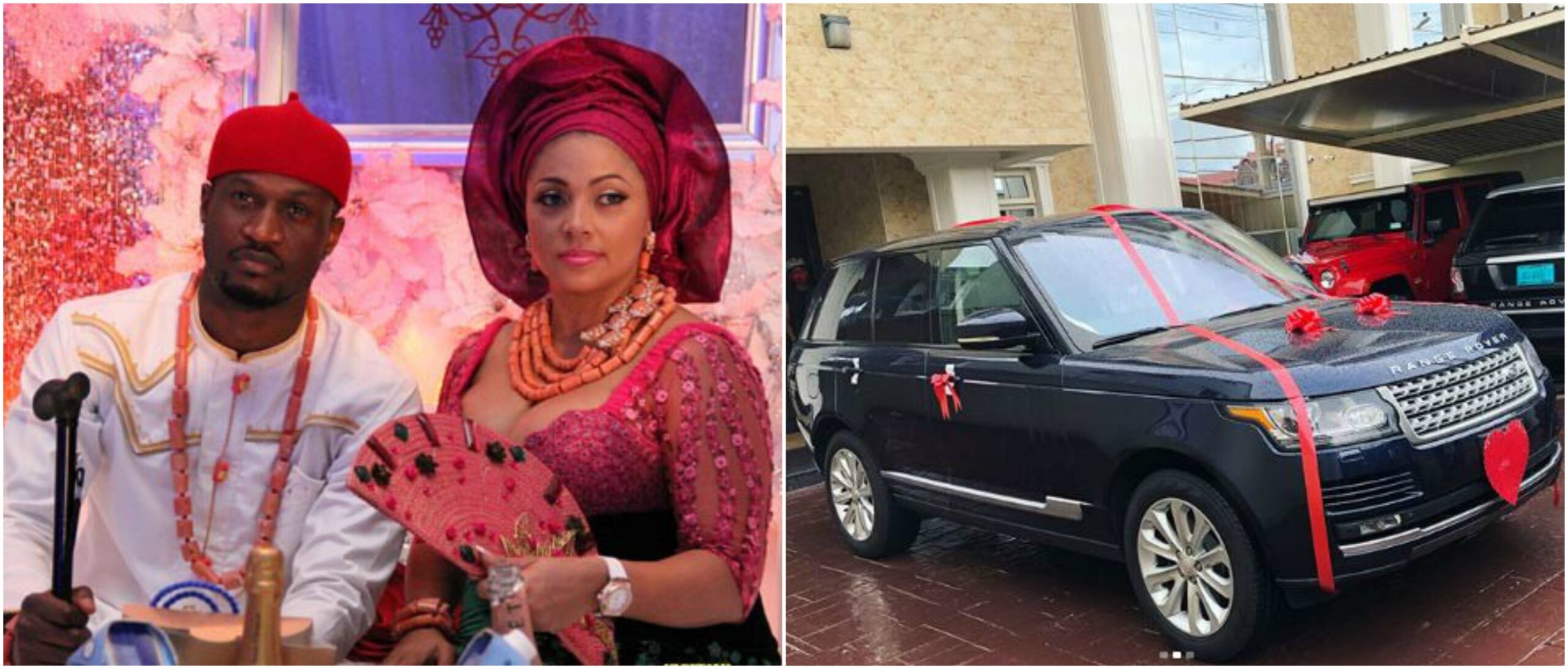 Peter Okoye Surprises Wife With A Range Rover SUV