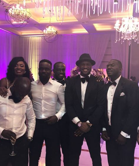 See Photos From Sarkodie's White Wedding To Longtime Girlfriend, Tracy