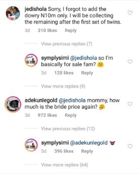 Simi's Mum Reacts To Adekunle Gold's Request For Simi's Bride Price