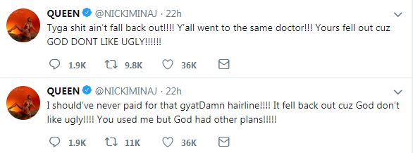 Nicki Minaj And Her Ex, Safaree Fight Dirty On Twitter