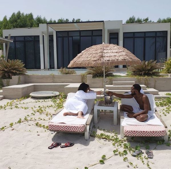 D'banj shares intimate moments with his wife on vacation in Dubai