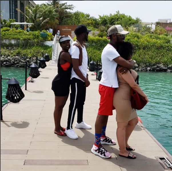 D'banj shares intimate moments with his wife on vacation in Dubai