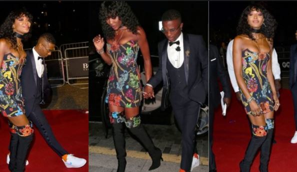Wizkid and Naomi Campbell spotted at GQ Men Of The Year Awards