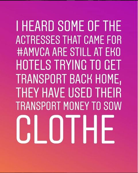 Woli Arole discloses some actresses being stuck at Eko hotel