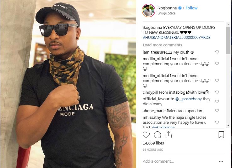 ‘Husband Material’ – IK Ogbonna Reveals