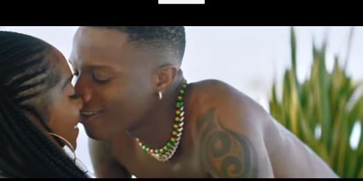 Wizkid And Tiwa Savage Get Passionate And Romantic in “Fever” Video