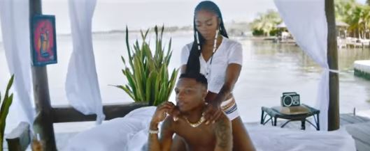 Wizkid And Tiwa Savage Get Passionate And Romantic in “Fever” Video