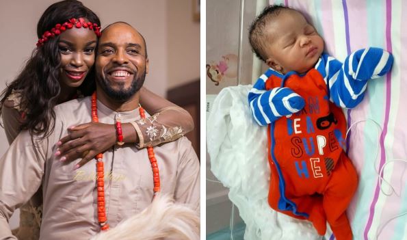 Actor Kalu Ikeagwu and wife welcome a son