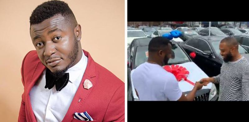 Mc Galaxy gifts producer T- Spice a brand new Benz worth ₦30 million