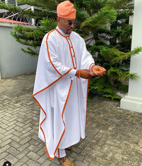Ebuka makes a statement with his outfit again